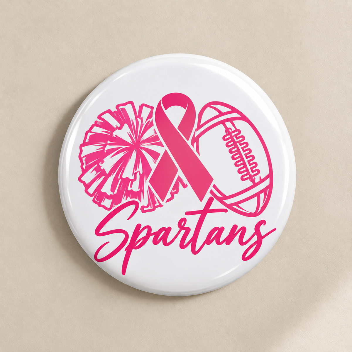 Spartans CA Cheer Button